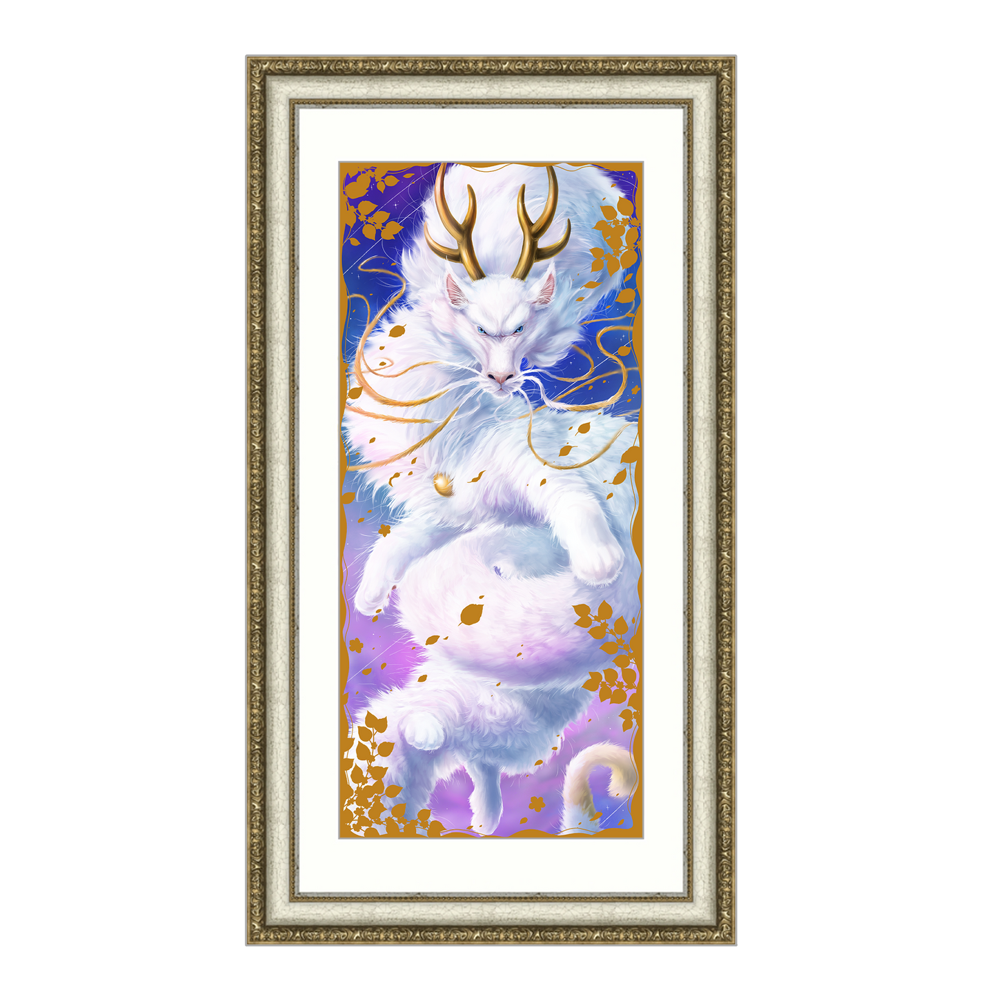 【受注生産】猫月龍_アートプリント