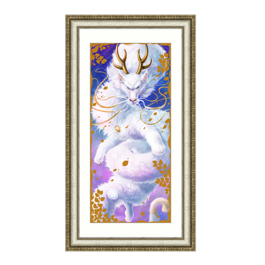 【受注生産】猫月龍_アートプリント