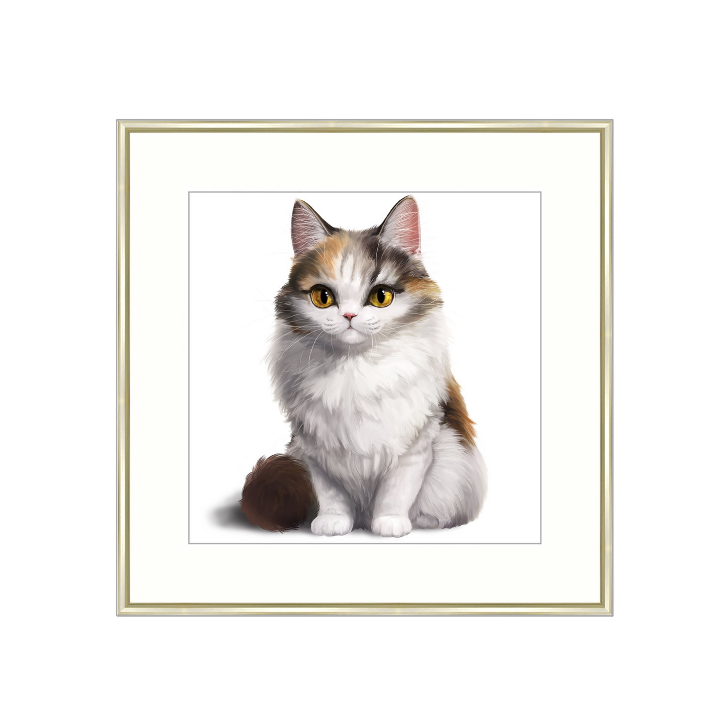 【受注生産】三毛ロング_アートプリント